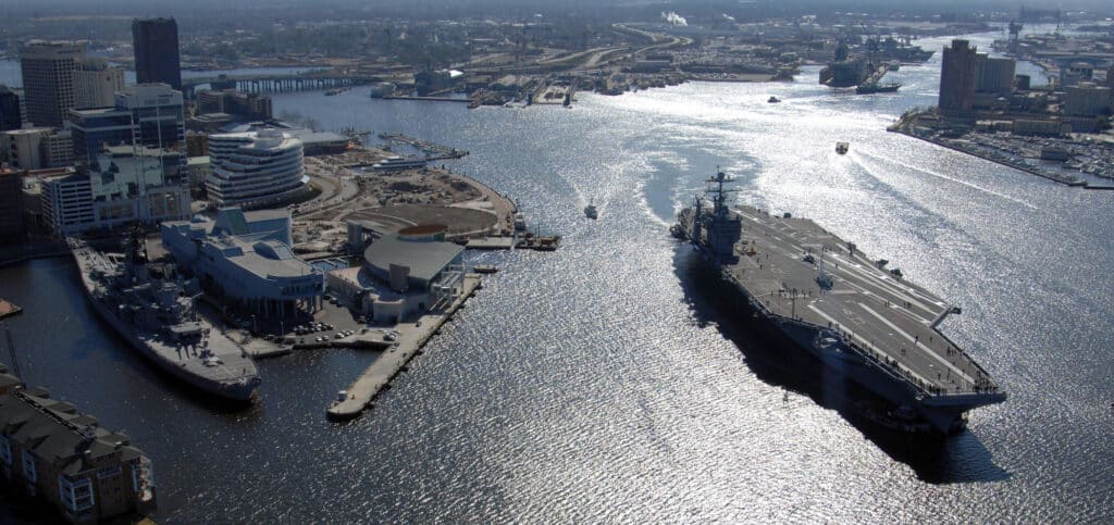 USS Harry S. Truman at Norfolk